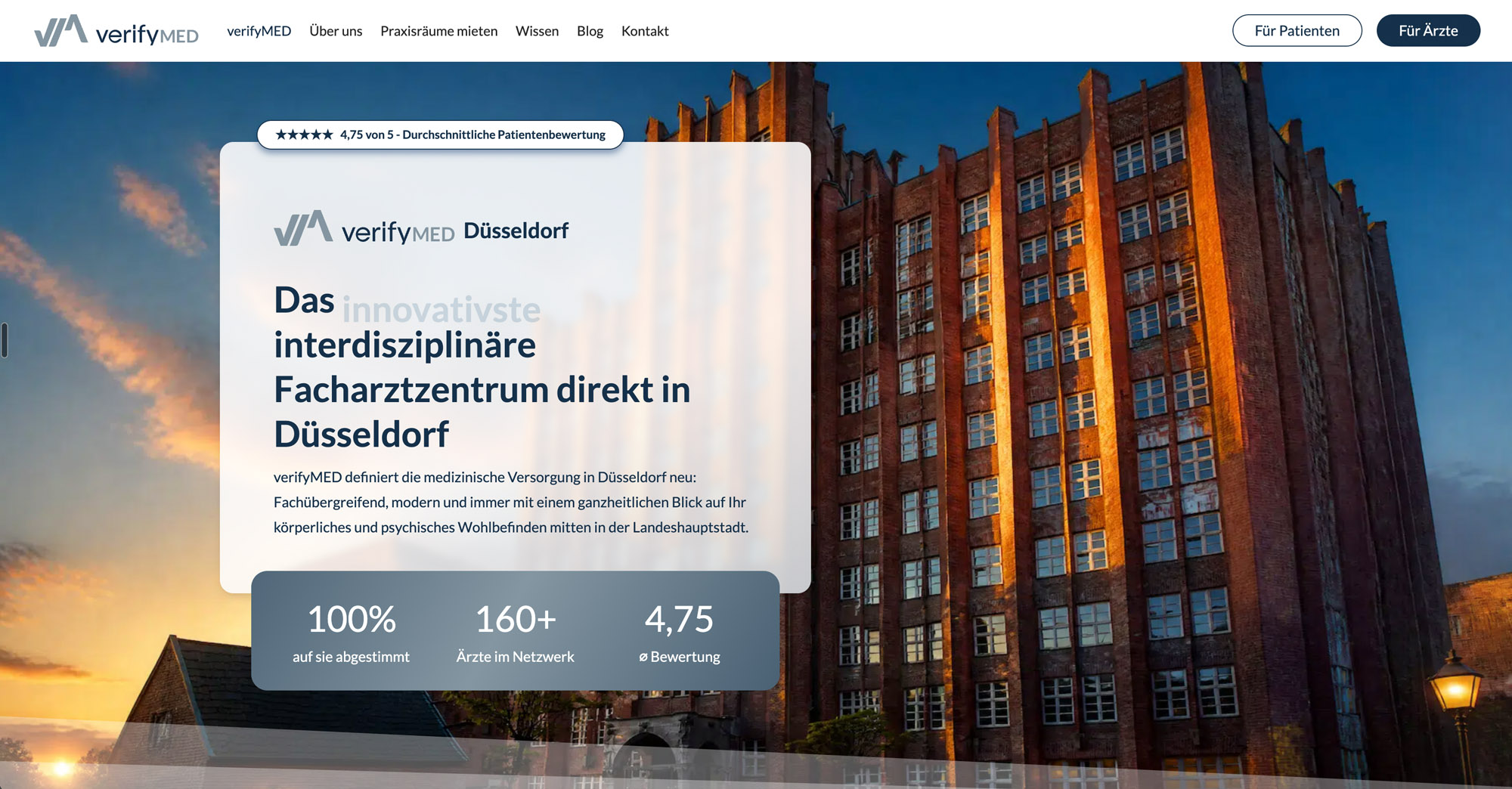 Referenz verifyMED – Klinik und Zentrum